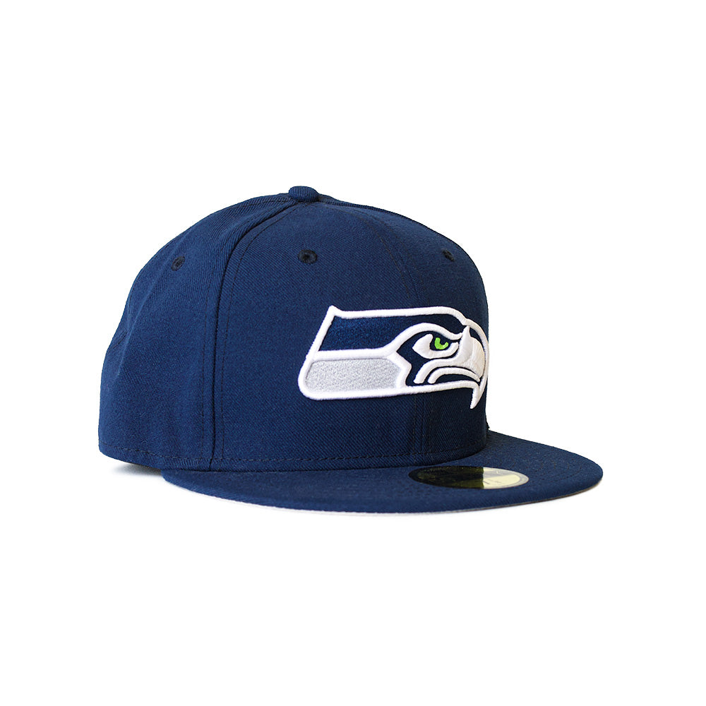 New Era Seattle Seahawks 59Fifty Fitted - Navy/Grey UV