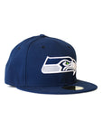 New Era Seattle Seahawks 59Fifty Fitted - Navy/Grey UV
