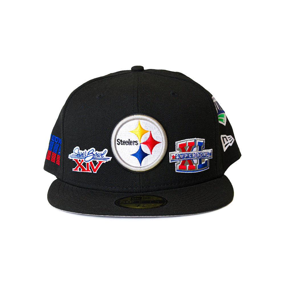 New Era Pittsburgh Steelers 59Fifty Fitted - Black/Multi-Patch