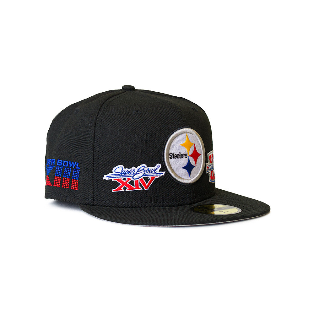 New Era Pittsburgh Steelers 59Fifty Fitted - Black/Multi-Patch