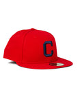 New Era Cleveland Indians 59Fifty Fitted - Red/Navy