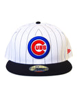 New Era Chicago Cubs 59Fifty 2Tone Fitted - White/Navy Pinstripe