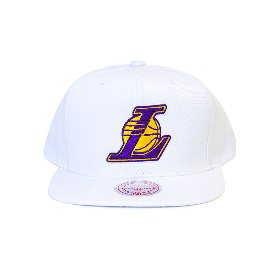 Mitchell & Ness Los Angeles Lakers Snapback - White