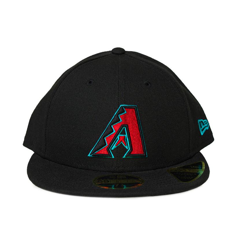 New Era Arizona Diamondbacks 59Fifty Low Profile Fitted - Black/Red/Teal