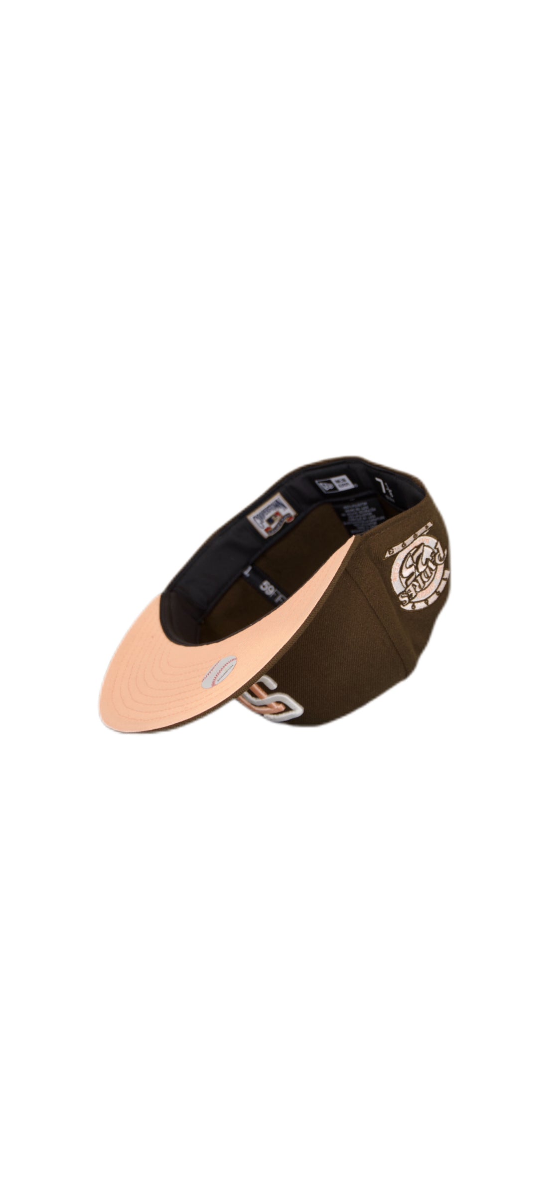 New Era 59Fifty Fitted Cap: San Diego Padres [Walnut]