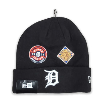 New Era Detroit Tigers Knit Beanie - Black