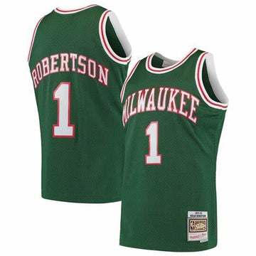 Mitchell & Ness: Hardwood Classic Milwaukee Bucks Jersey (Oscar Robertson)