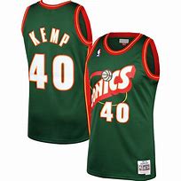 Mitchell & Ness NBA Seattle Supersonics Jersey (Shawn Kemp) - Dark Green