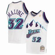 Mitchell & Ness NBA Utah Jazz Jersey (Karl Malone) - White
