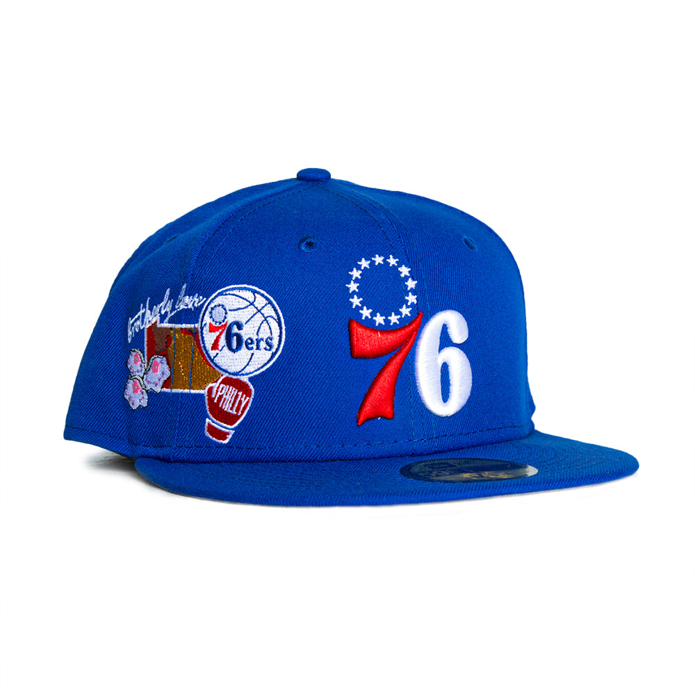 New Era Philadelphia 76ers "State Patch" 59Fifty Fitted - Blue