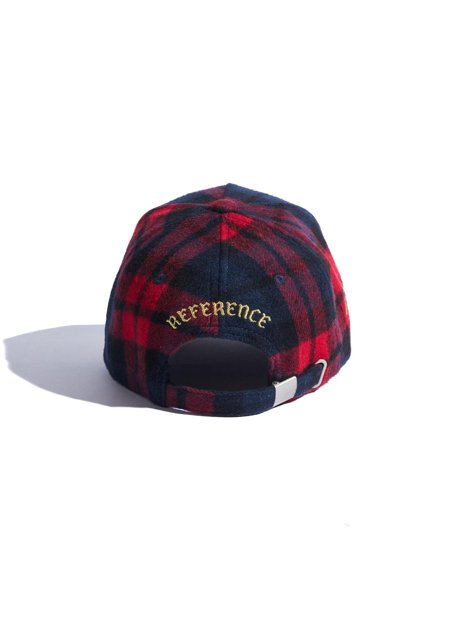 Reference LA Paradise Snapback - Red/Blue (Plaid Chainstitch)