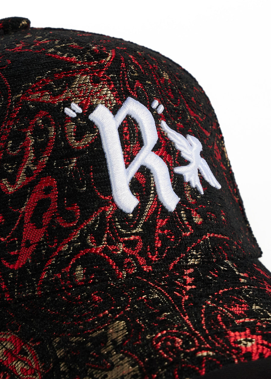 Reference Luxe Snapback - Red/Gold Multi