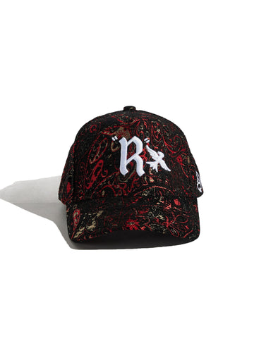 Reference Luxe Snapback - Red/Gold Multi
