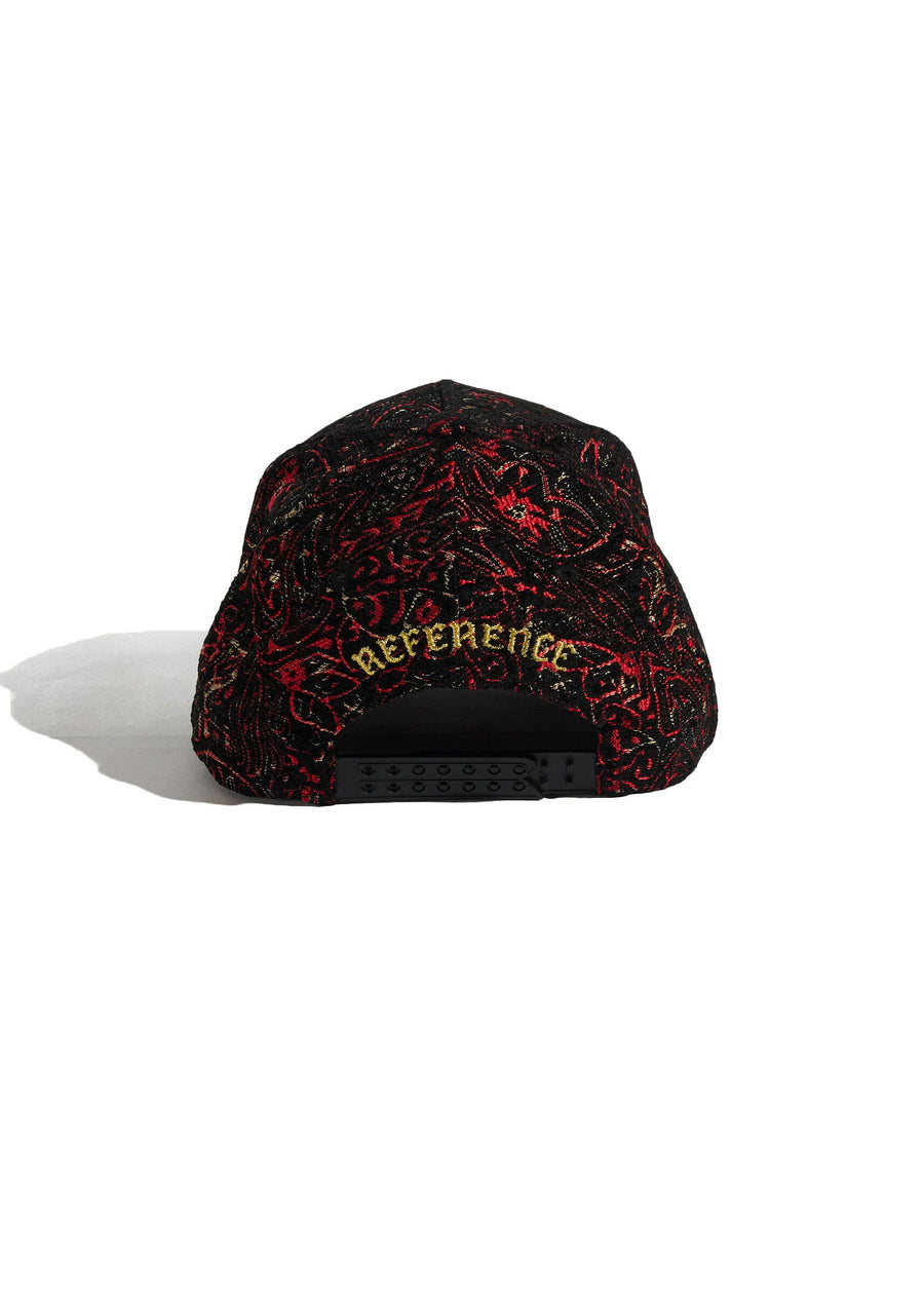 Reference Luxe Snapback - Red/Gold Multi