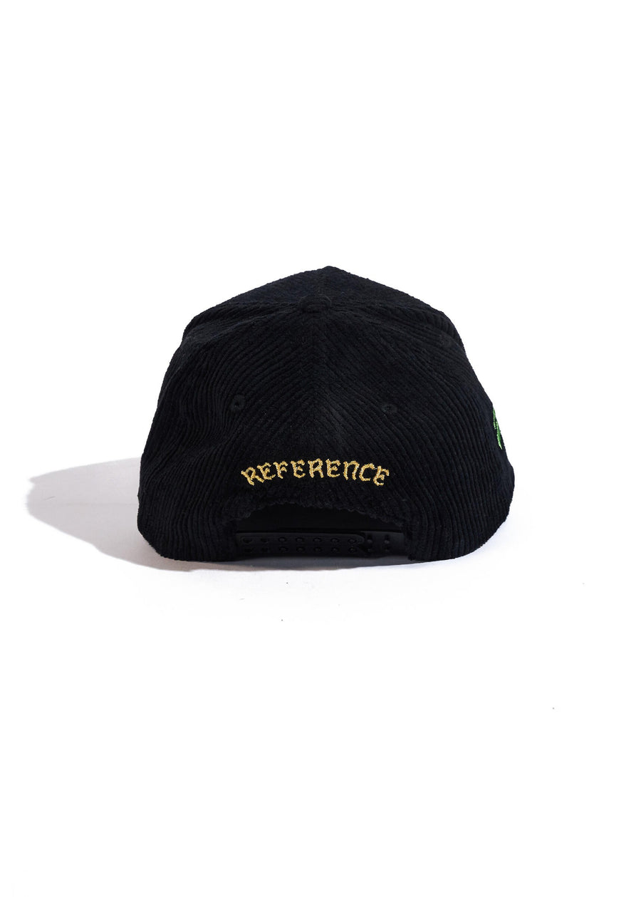 Reference Paradise LA Corduroy Snapback - Black & Red