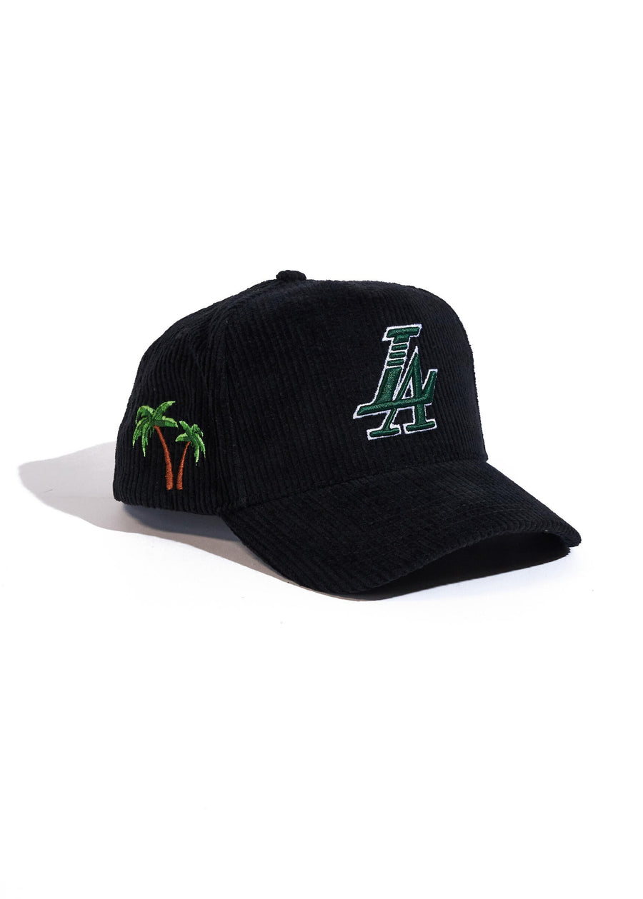 Reference Paradise LA Corduroy Snapback - Black & Green