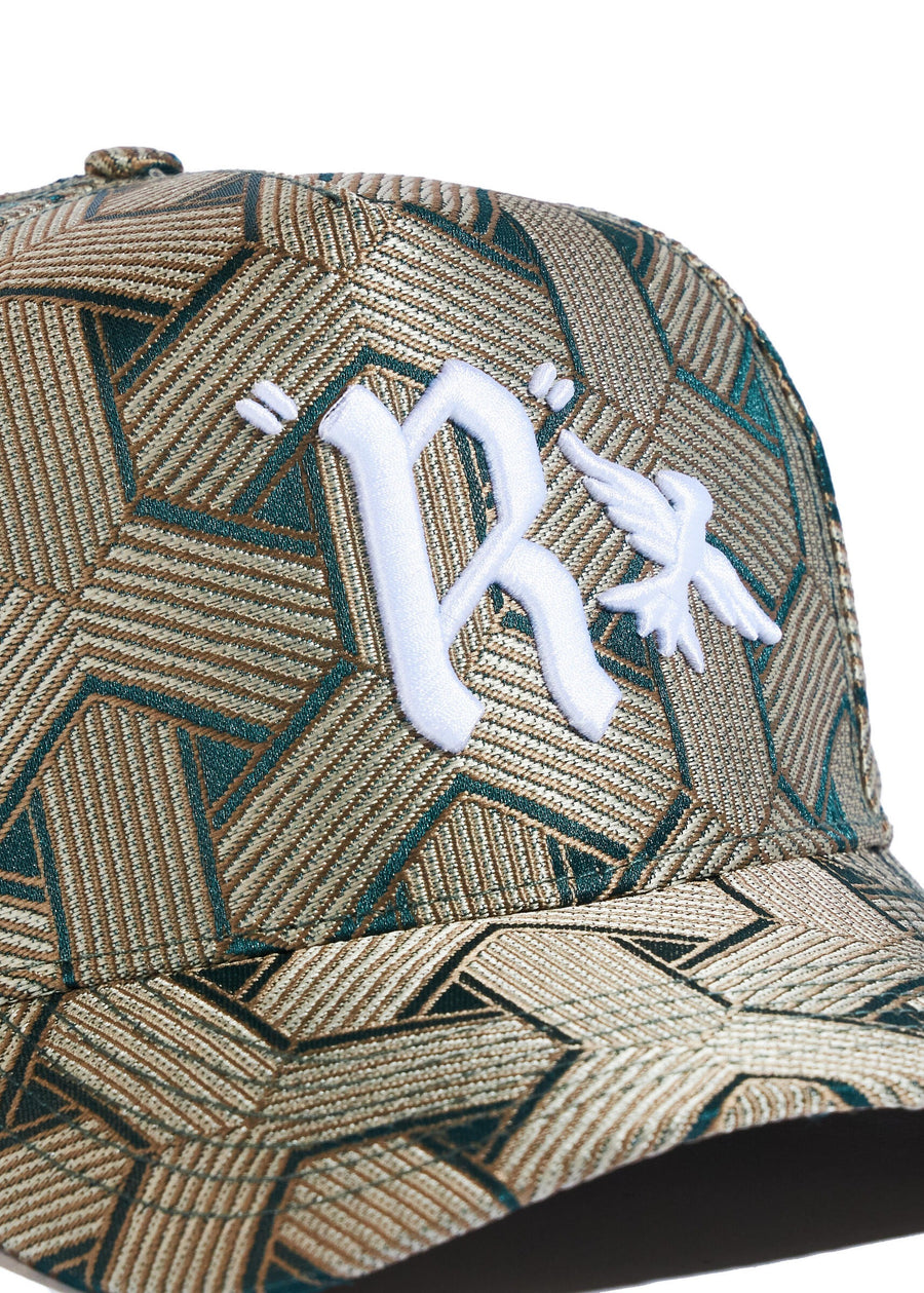 Reference Luxe Snapback - Green Geometric