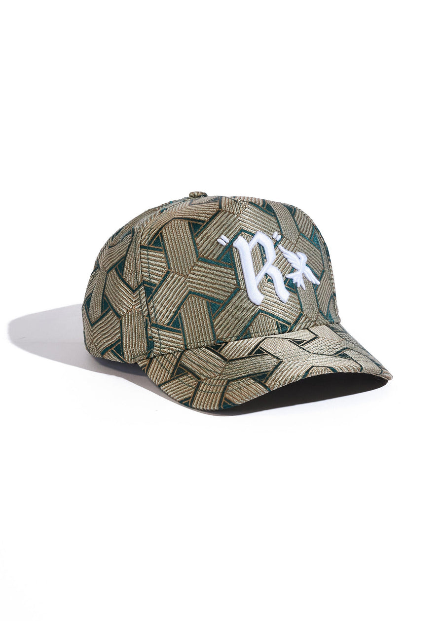 Reference Luxe Snapback - Green Geometric