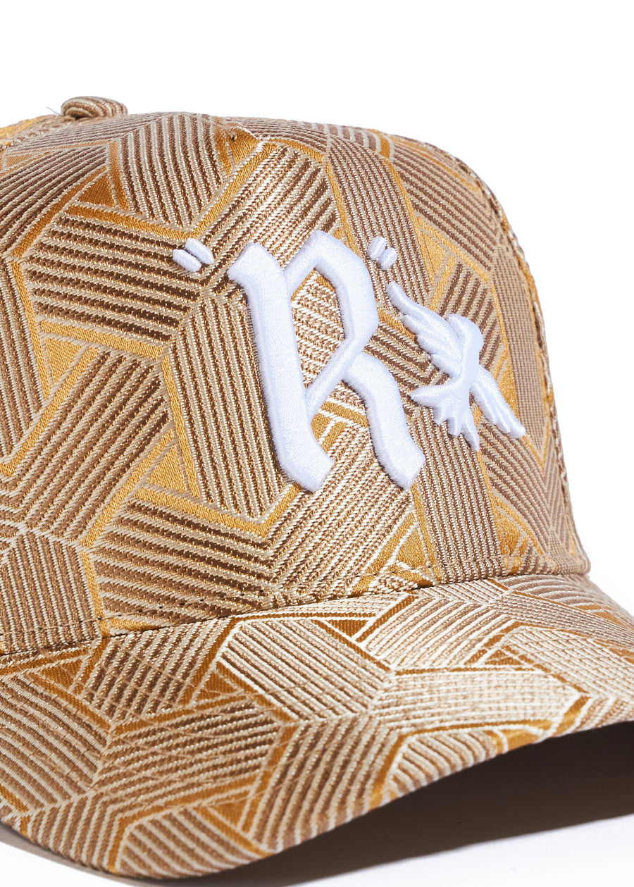 Reference Luxe Snapback - Gold Geometric