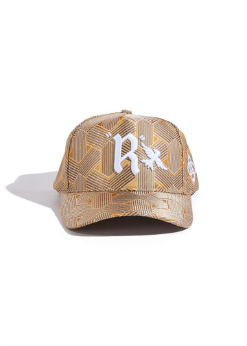 Reference Luxe Snapback - Gold Geometric