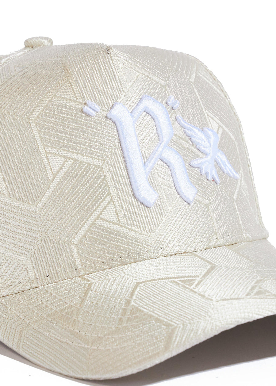 Reference Luxe Snapback - Silver Geometric