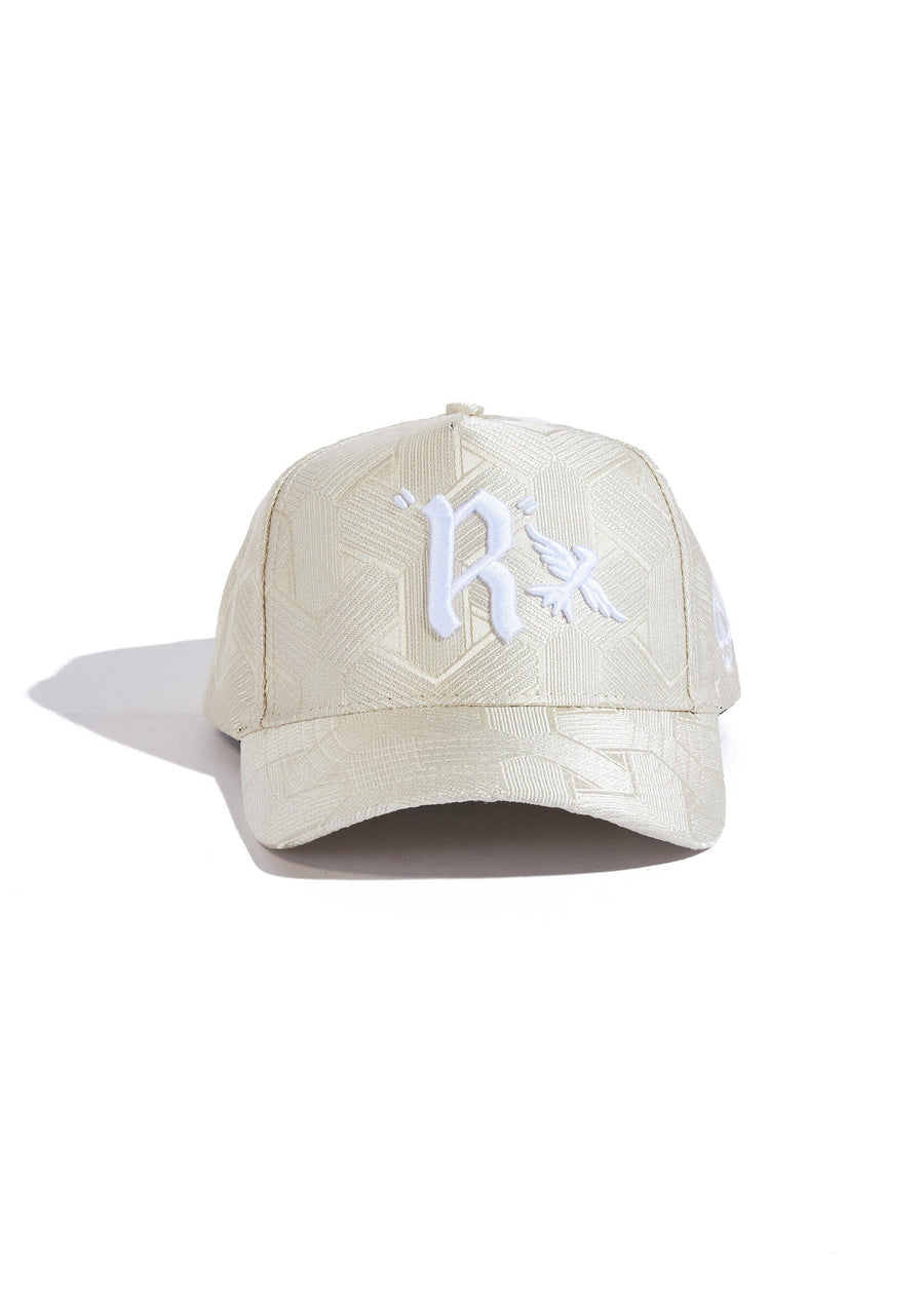 Reference Luxe Snapback - Silver Geometric