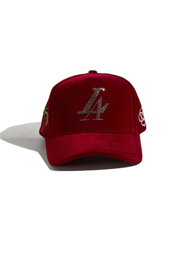 Reference LA Paradise Snapback - Burgundy Velour