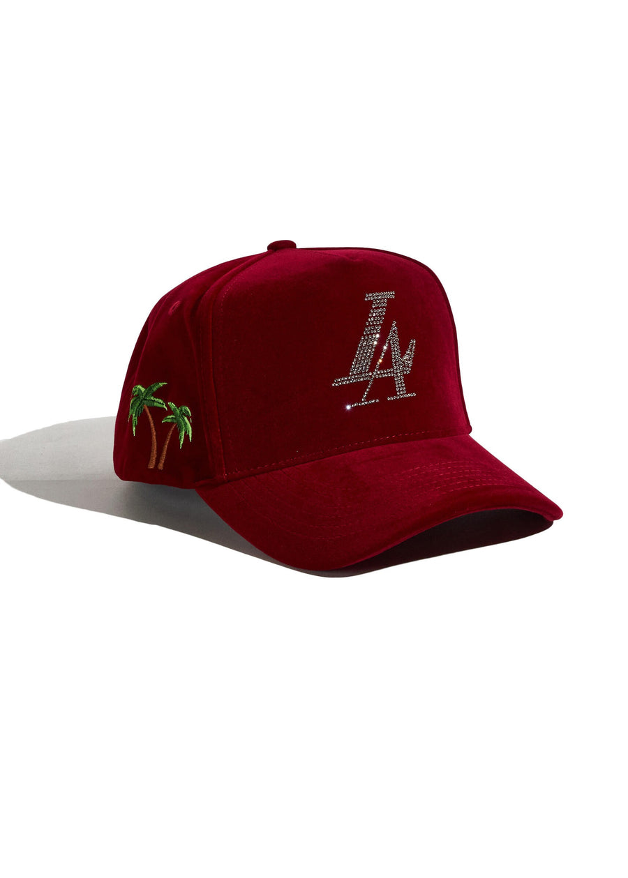 Reference LA Paradise Snapback - Burgundy Velour