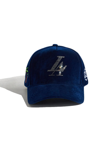 Reference LA Paradise Snapback - Navy Velour