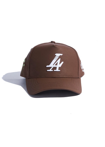 Reference LA Paradise Leather Snapback - Brown