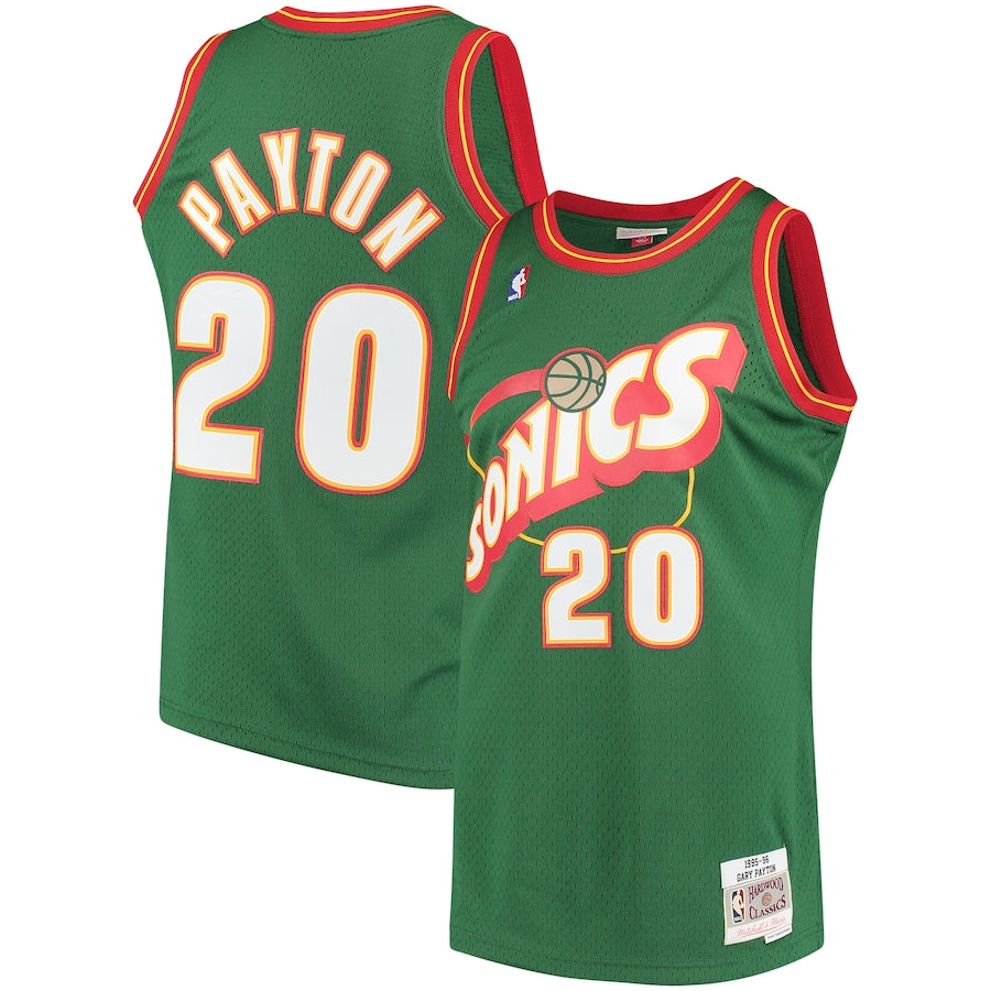 Mitchell & Ness NBA Seattle Supersonics Jersey (Gary Payton) - Dark Green