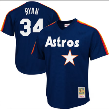 Mitchell & Ness: Cooperstown Jersey Houston Astros (Nolan Ryan)