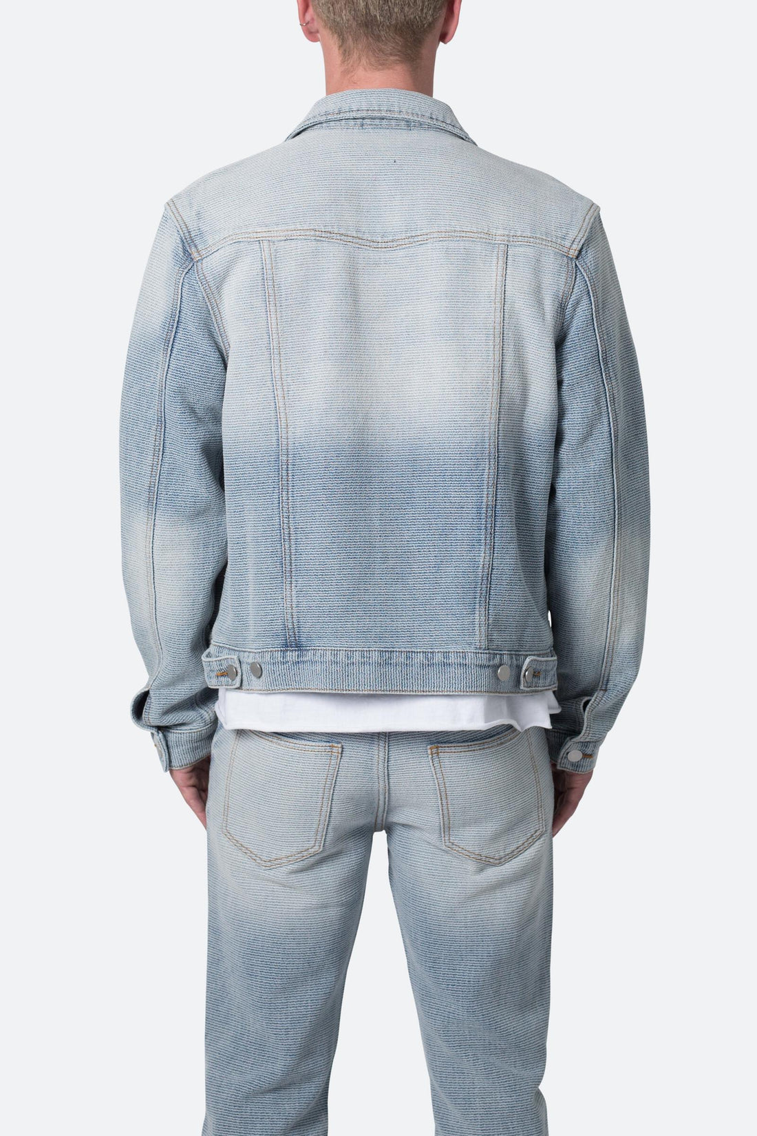MNML: Western Crosshatch Trucker Jacker [Blue]