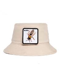 Goorin Bros Bee-Witched "Bee" Bucket Hat - Khaki
