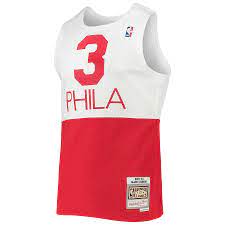 Mitchell & Ness NBA Philadelphia 76ers Jersey (Allen Iverson) - White