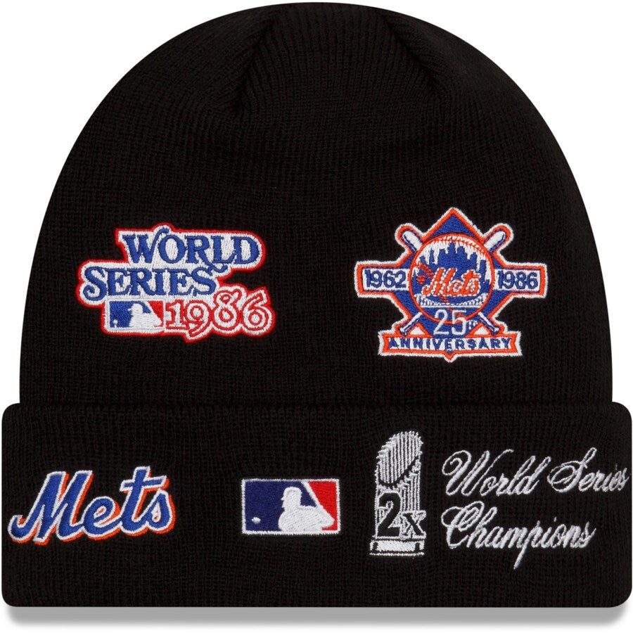 New Era New York Mets Knit Beanie - Black