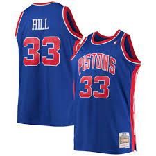 Mitchell & Ness: Hardwood Classic Detroit Pistons Jersey (Grant Hill)