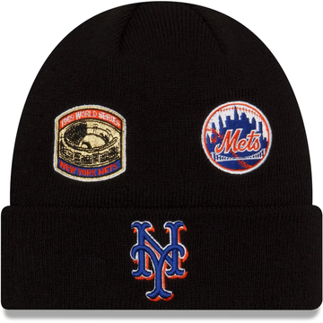 New Era New York Mets Knit Beanie - Black