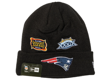 New Era New England Patriots Knit Beanie - Black