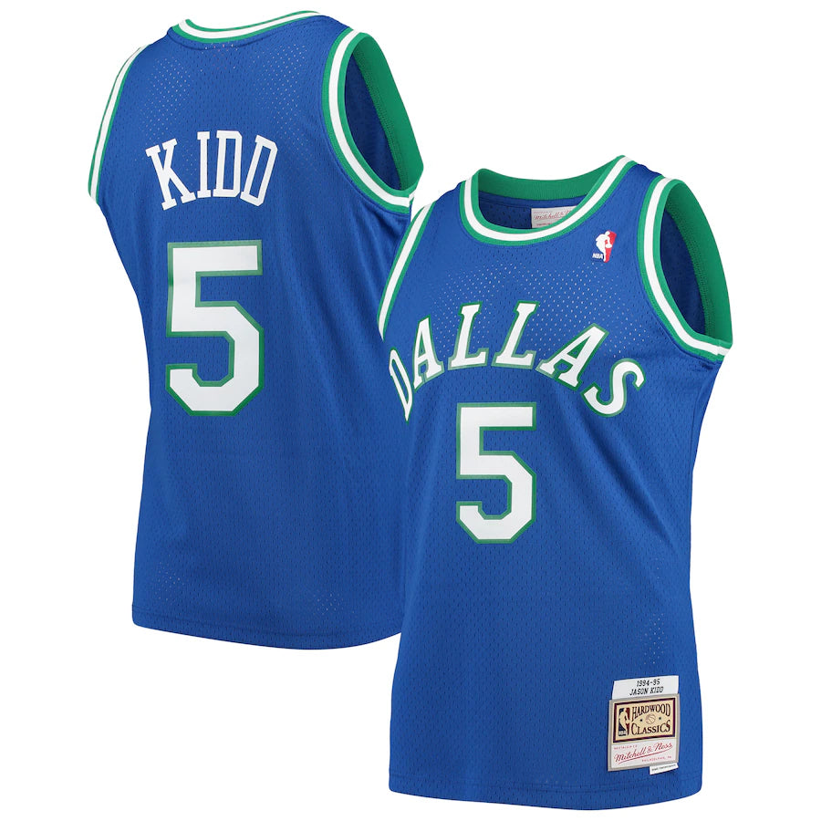 Mitchell & Ness Dallas Mavericks Jersey Blue(Jason Kidd)