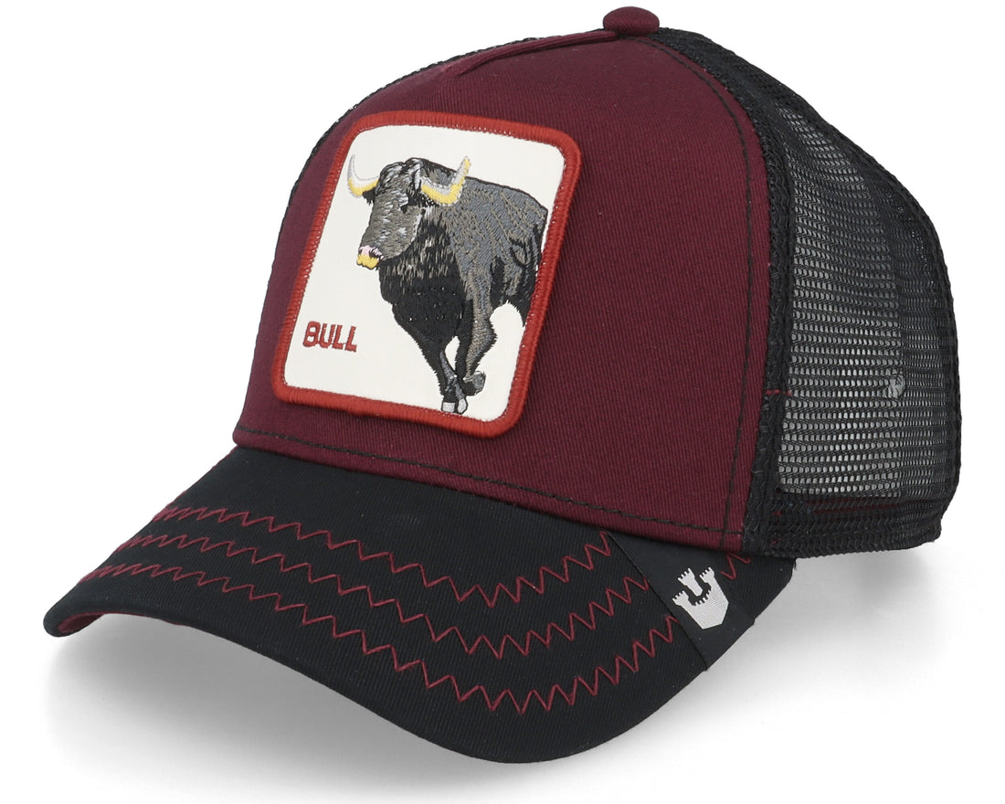 Goorin Bros The Bull Trucker Snapback - Wine