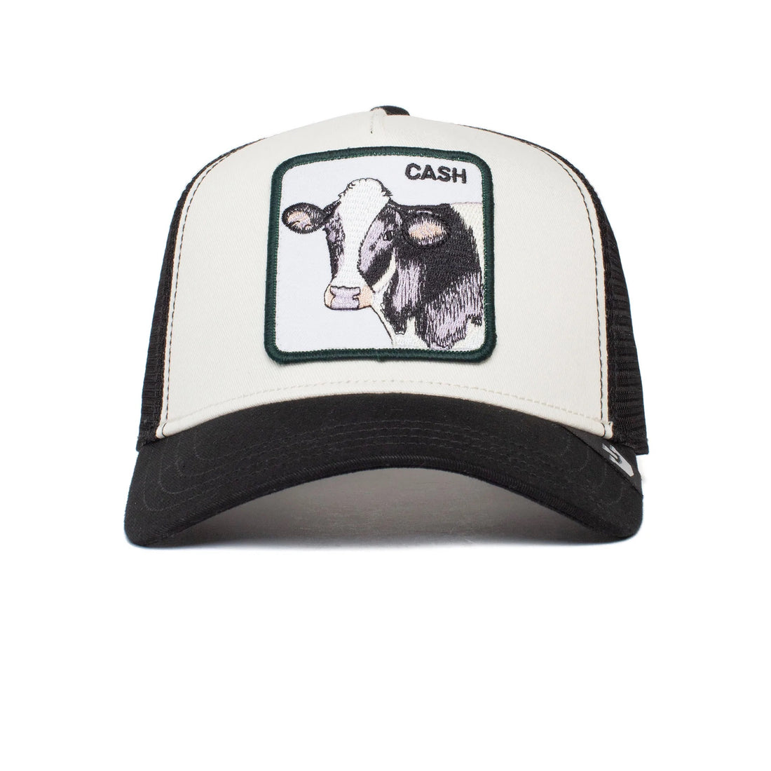 Goorin Bros Cash Cow Trucker Snapback - White / Black