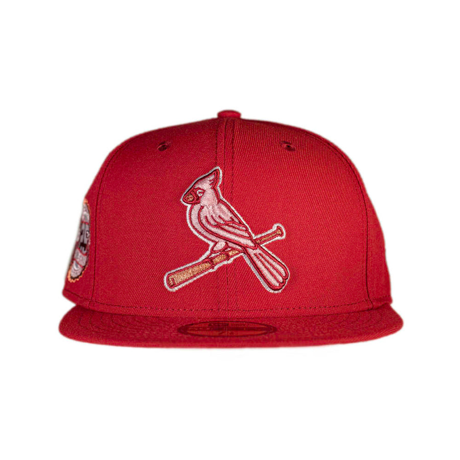 New Era 59FIFTY St. Louis Cardinals 5950 Patch Fitted Hat 7 3/8 / Red White