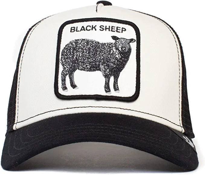 Goorin Bros The Black Sheep Trucker Snapback - White / Black