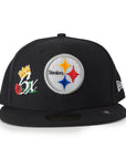 New Era Pittsburgh Steelers "Crown Champs" 59Fifty Fitted - Black