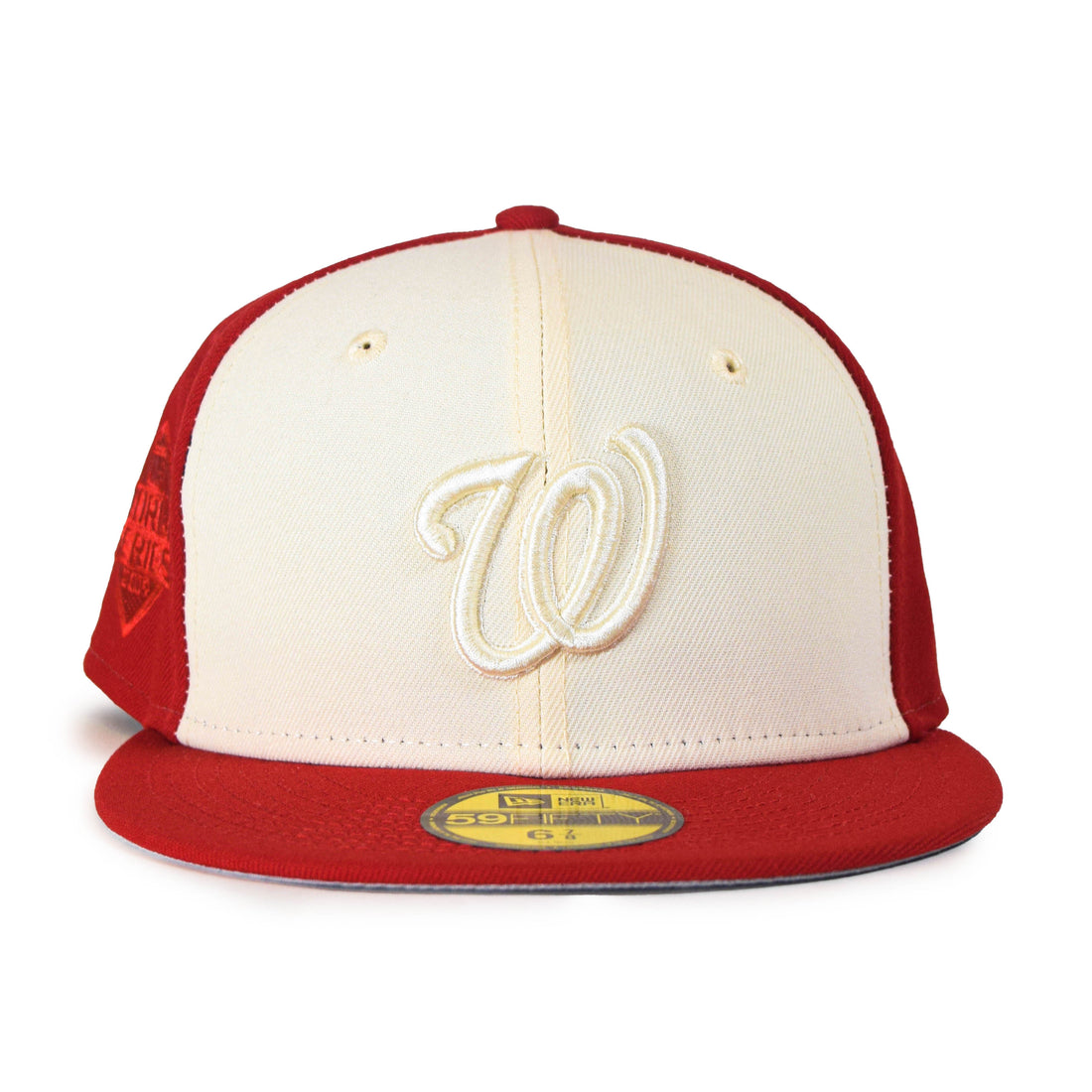 New Era Washington Nationals "Tonal 2Tone" 59Fifty Fitted - Cream/Red