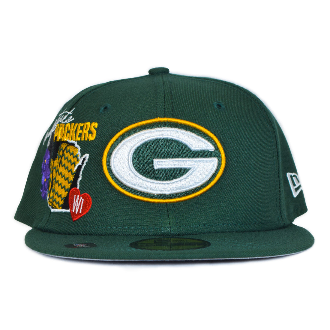 New Era Green Bay Packers "State Patch" 59Fifty Fitted - Green