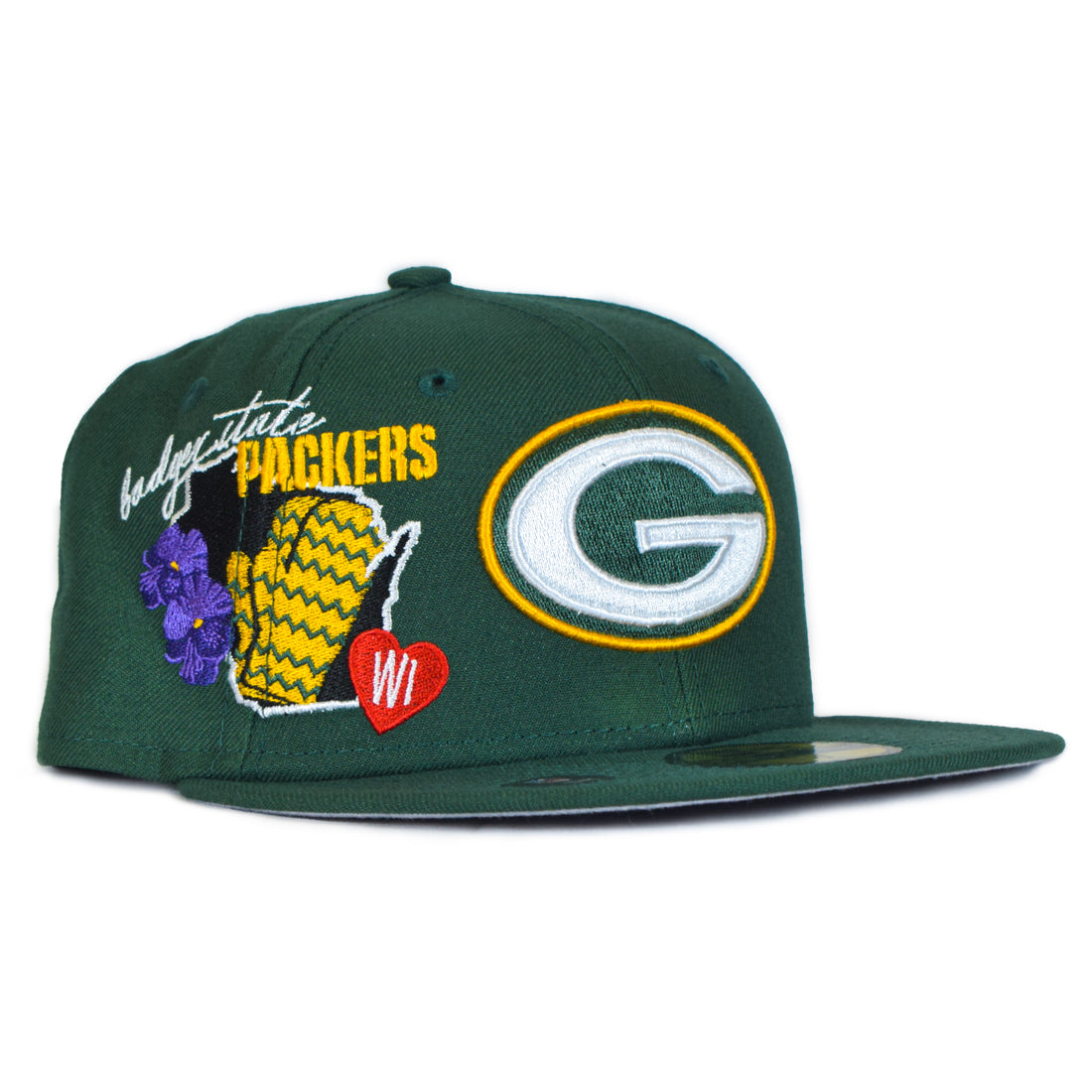 New Era Green Bay Packers "State Patch" 59Fifty Fitted - Green