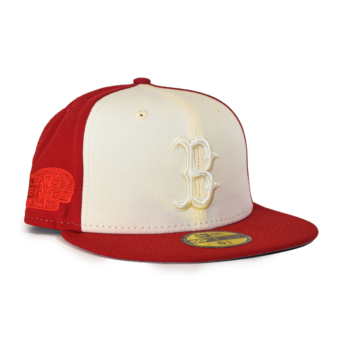 New Era Boston Red Sox "Tonal 2Tone" 59Fifty Fitted - Cream/Red