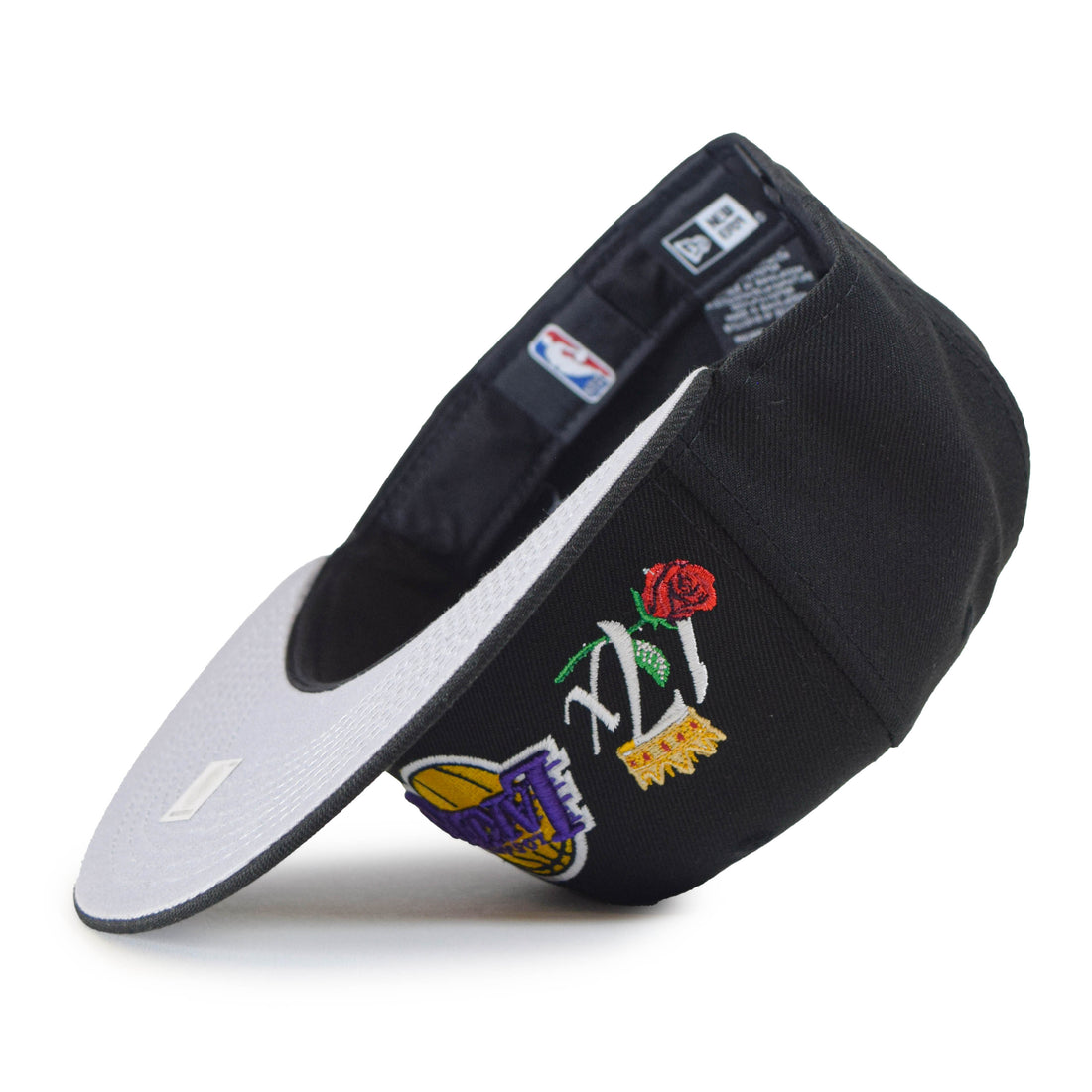 New Era 59Fifty Fitted Cap: Los Angeles Lakers [Crown Champs]